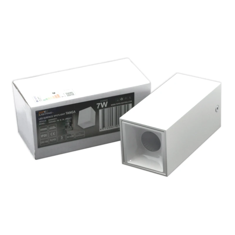 Lubinis baltas LED šviestuvas "TANGA" 7W