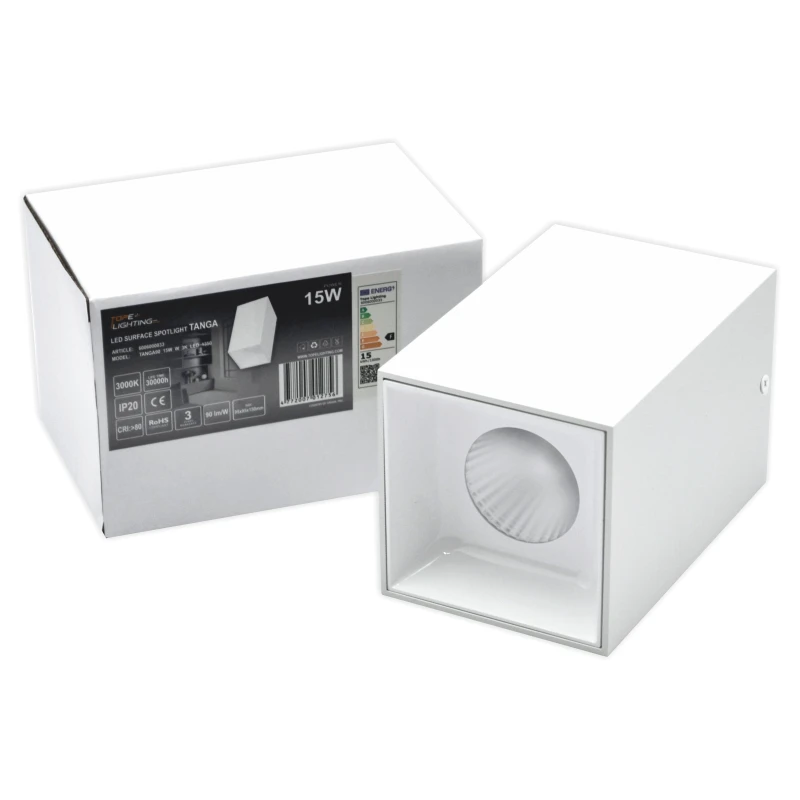 Lubinis baltas LED šviestuvas "TANGA" 15W