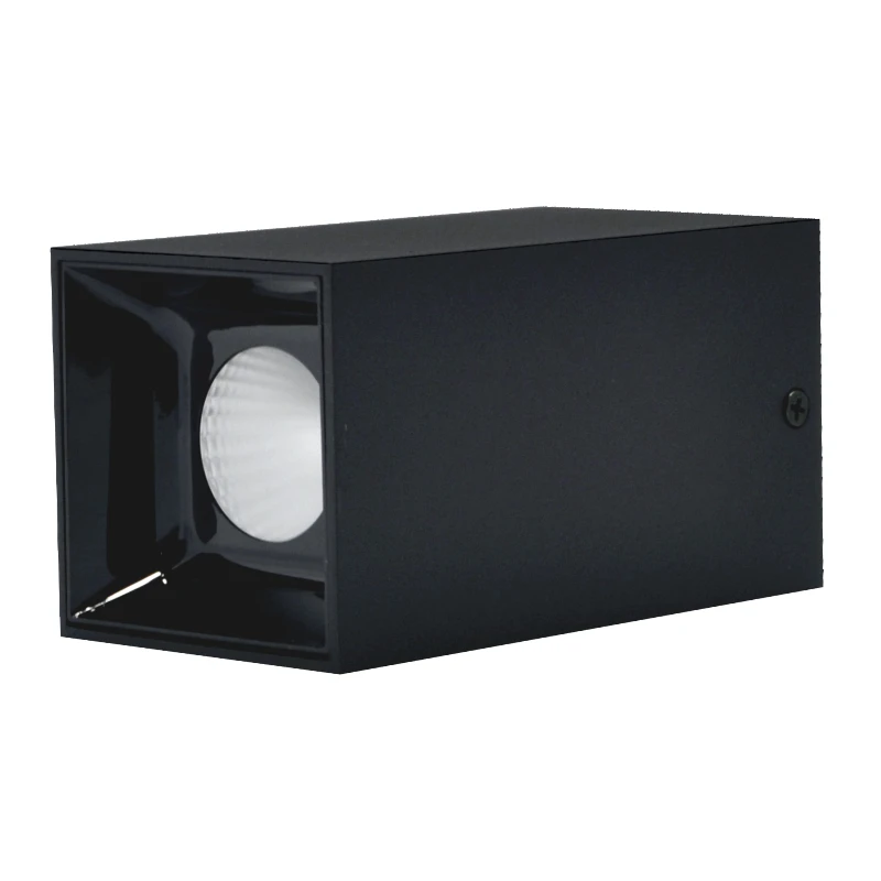 Lubinis juodas LED šviestuvas "TANGA" 12W