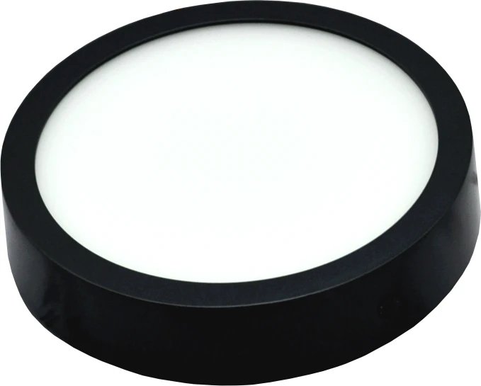 Tope Lighting Paviršinis apvalus juodas LED šviestuvas "MODENA" 16W-4000K