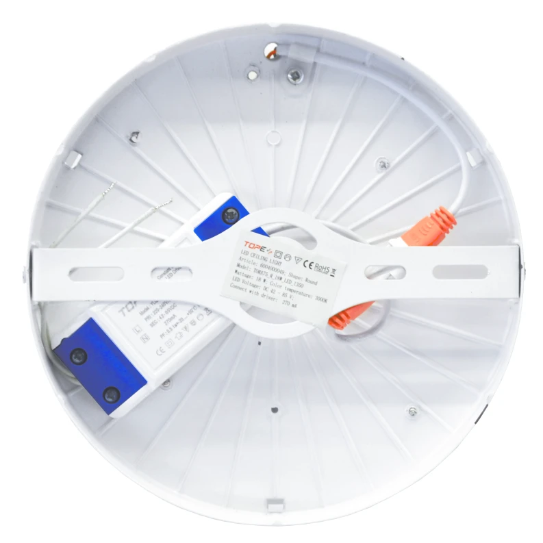 Paviršinis apvalus LED šviestuvas "TORA" 18W