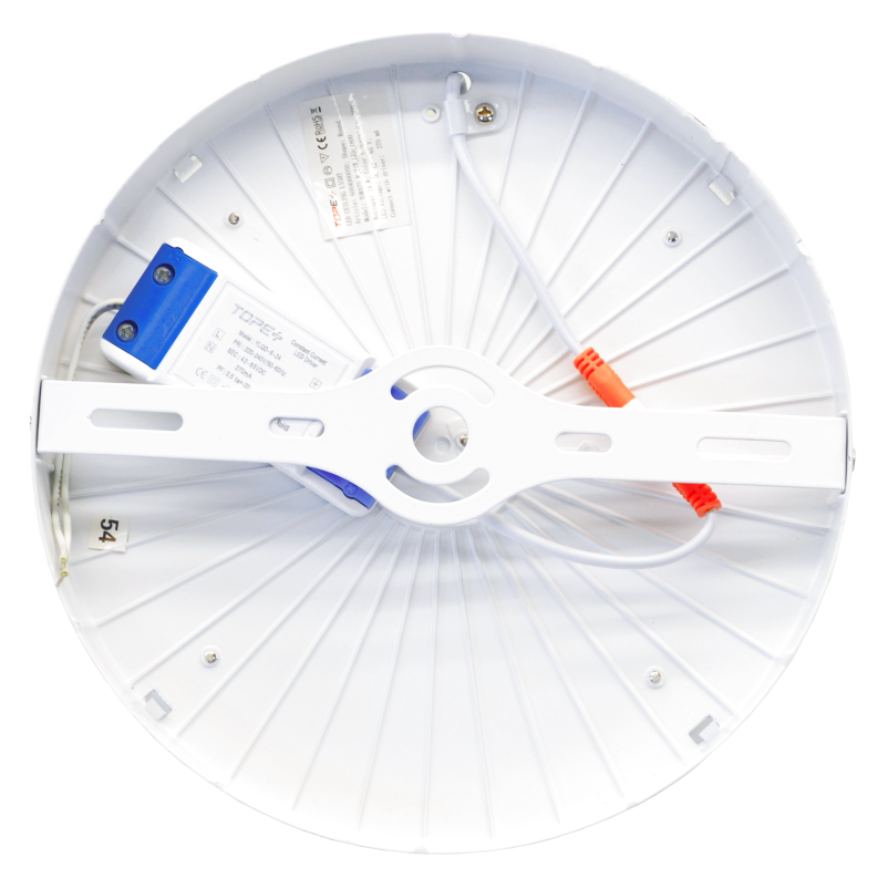 Paviršinis apvalus LED šviestuvas "TORA" 24W