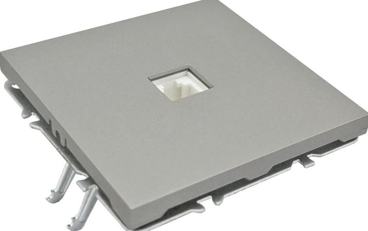 Tope Lighting Pilkas telefono lizdas "BORA" (be rėmelio)