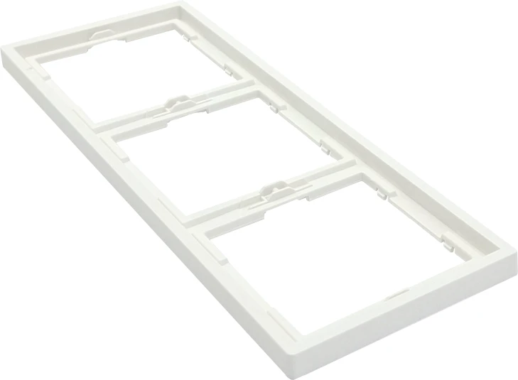 Tope Lighting Trijų vietų vertikalus baltas rėmelis "BORA"