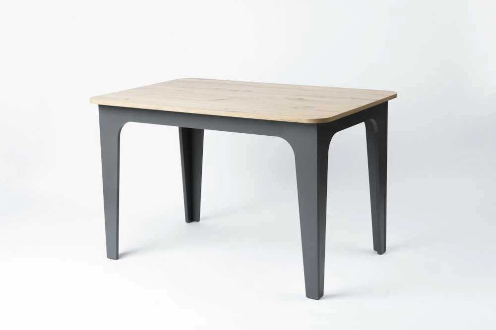 Bond Artisan Oak pietų stalas, antracitas, 120 cm