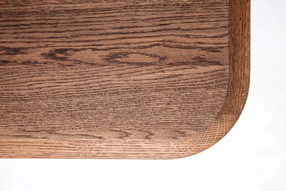 Kavos staliukas Soap Walnut, 120cm, ąžuolo faneruotė