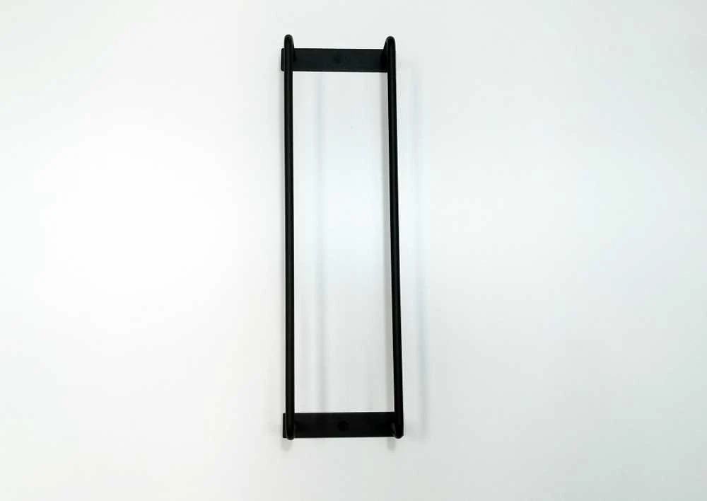 Rankšluosčių lentynėlė 50cm, metalas, juoda