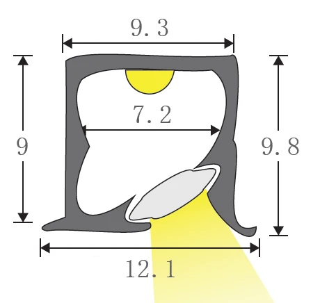 Baldinis šviestuvas HN-81056, 10W