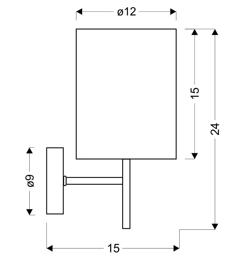Candellux Sieninis šviestuvas 5521-45386