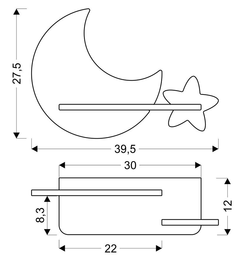 Candellux Sieninis šviestuvas 5521-76731
