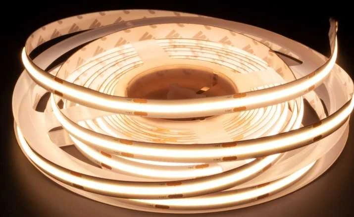 COB LED juosta 24V-320D-8mm-IP20 3000K 9W