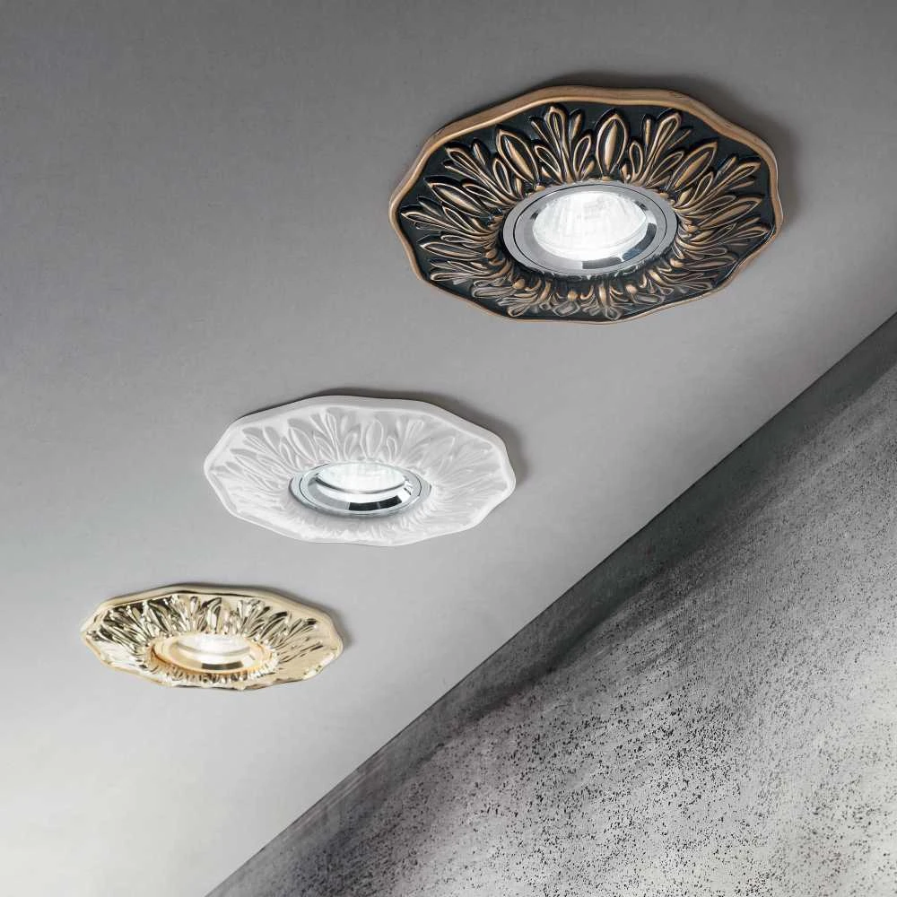Lubinis šviestuvas Ideal Lux Recessed lamp 1 light POLKA, GU10, copper