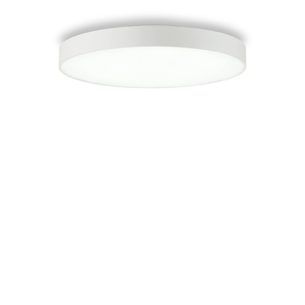 Lubinis šviestuvas Ideal Lux 44W ceiling lamp with 1 light HALO, 3000K, baltas