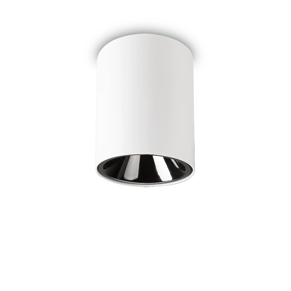 Lubinis šviestuvas Ideal Lux 15W ceiling lamp with 1 light NITRO, 3000K, juodas