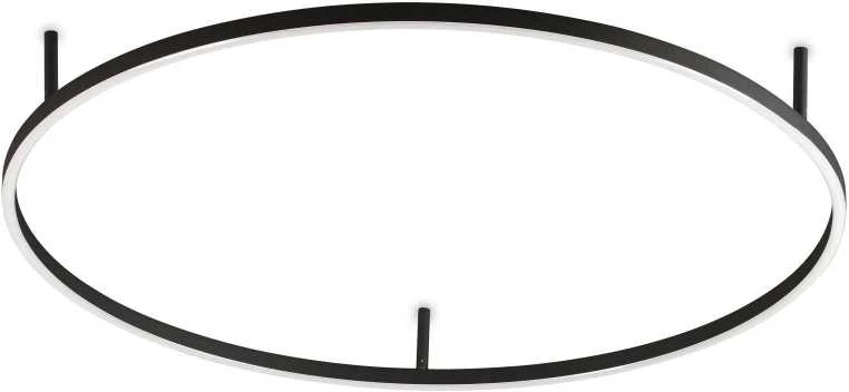 Ideal Lux Lubinis šviestuvas Oracle Slim Pl D090 Round Bk 3000K
