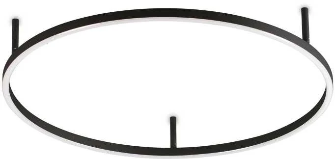 Ideal Lux Lubinis šviestuvas Oracle Slim Pl D070 Round Bk 3000K