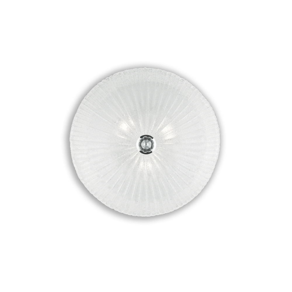 Lubinis šviestuvas Ideal Lux Ceiling lamp with 3 lights SHELL, E27, transparent