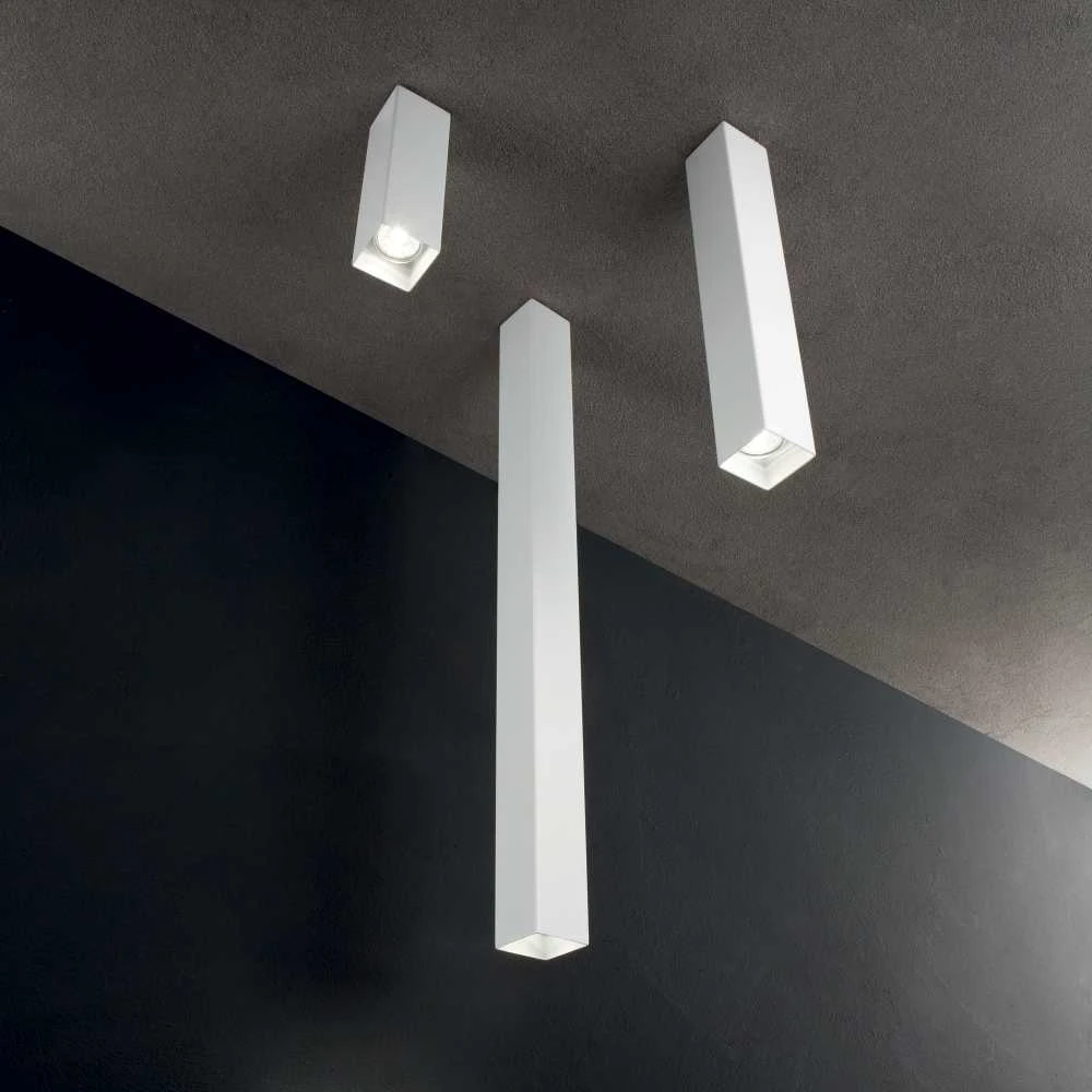 Lubinis šviestuvas Ideal Lux Ceiling lamp with 1 light SKY, GU10, baltas