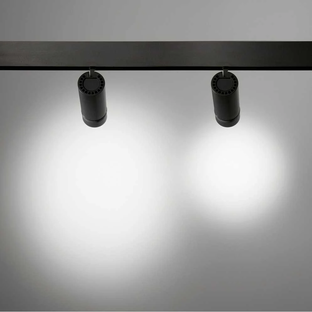 Pakabinamas šviestuvas Ideal Lux 10W LED akcentinis šviestuvas į magnetinę sistemą EGO, juodas, 3000K, 48V, 330730