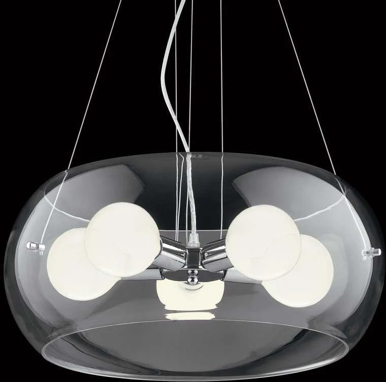 Pakabinamas šviestuvas Ideal Lux Suspended lamp with 5 lights AUDI-10, E27, juodas