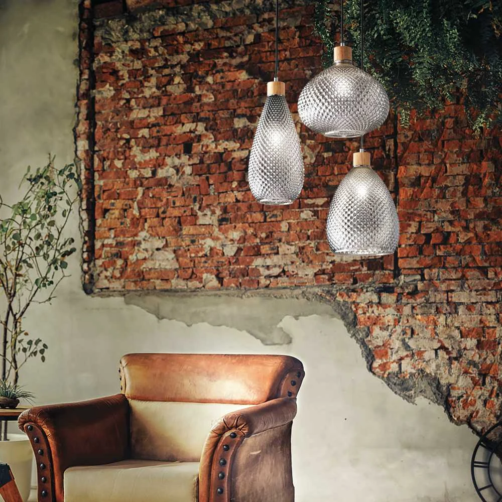 Pakabinamas šviestuvas Ideal Lux Suspended lamp with 1 light BERGEN, E27, baltas