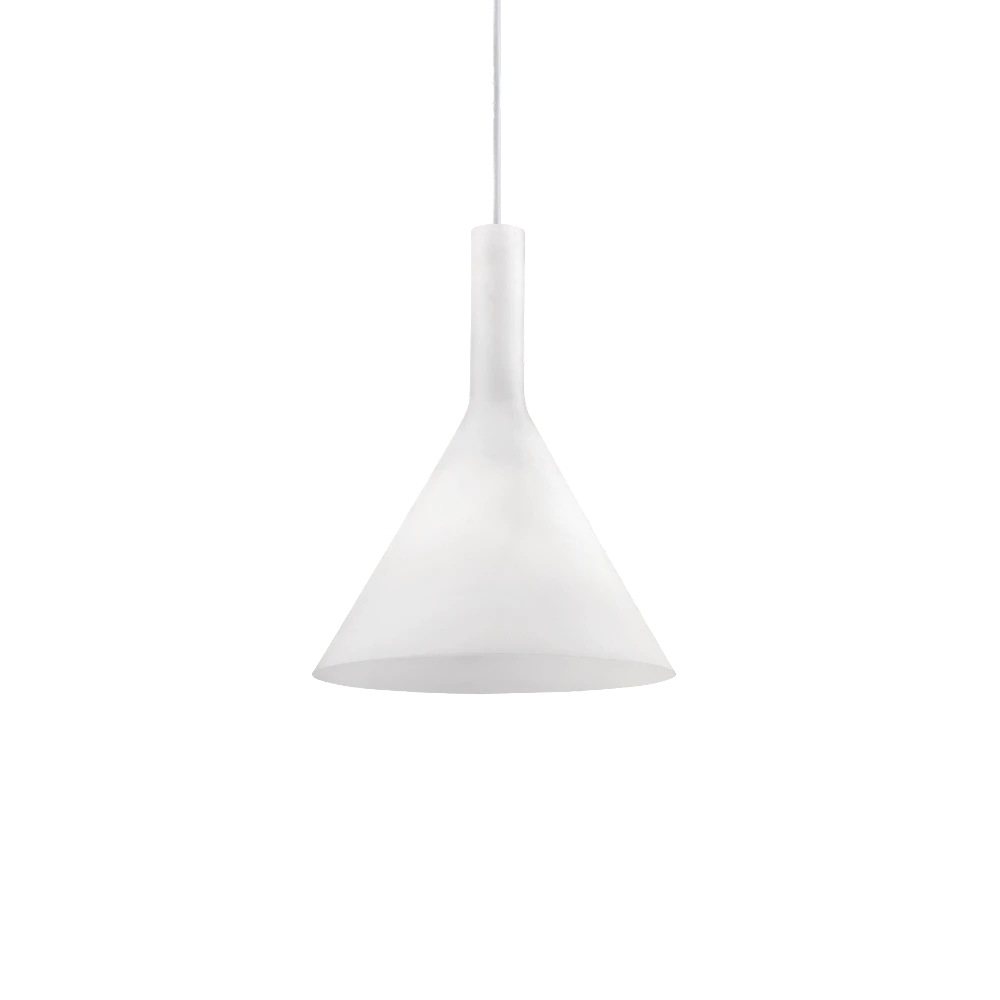 Pakabinamas šviestuvas Ideal Lux Suspended lamp with 1 light COCKTAIL, E14, baltas