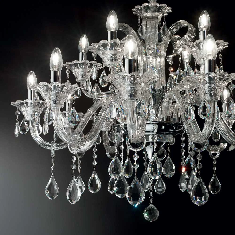 Pakabinamas šviestuvas Ideal Lux Suspended lamp with 15 lights COLOSSAL, E14, rust color