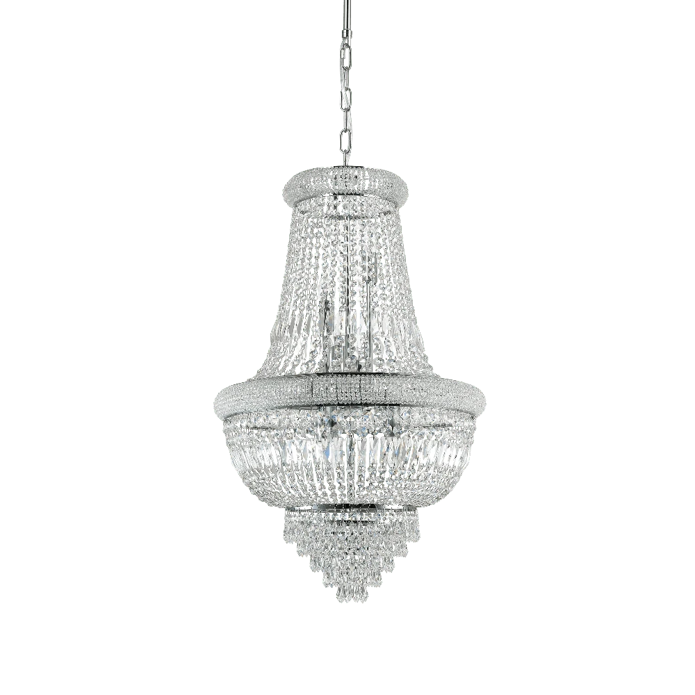 Pakabinamas šviestuvas Ideal Lux Suspended lamp with 10 lights DUBAI, E14, antracite
