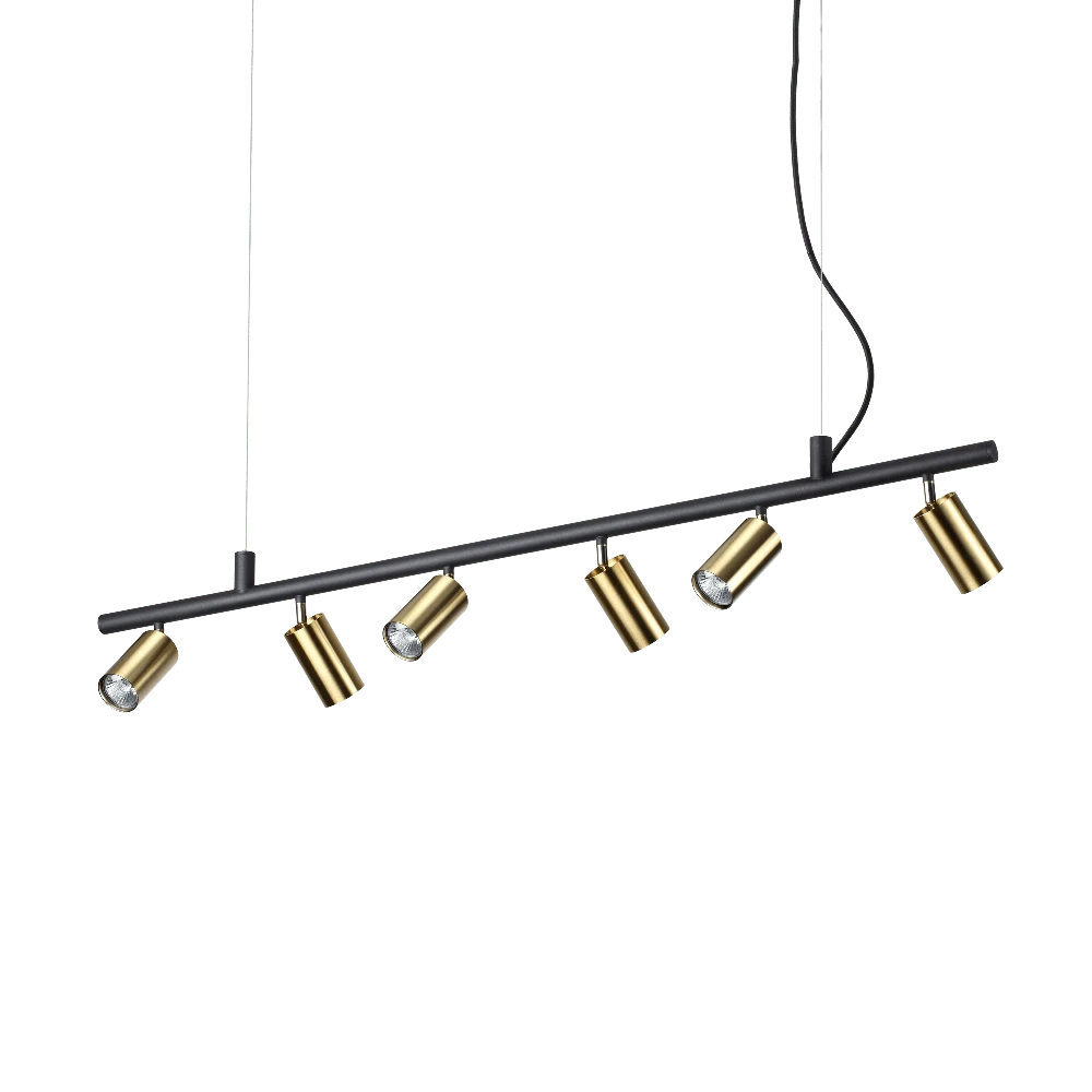 Pakabinamas šviestuvas Ideal Lux Suspended lamp with 6 lights DYNAMITE, GU10, baltas