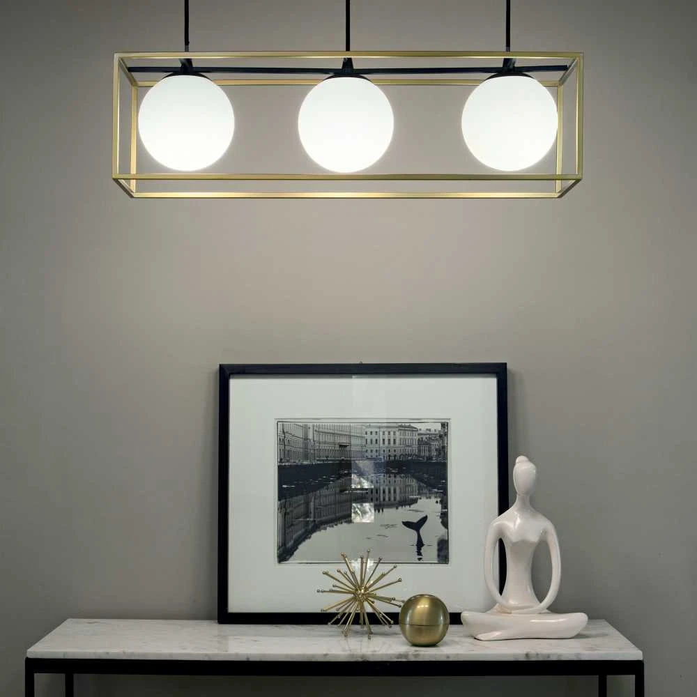 Pakabinamas šviestuvas Ideal Lux Suspended lamp with 3 lights LINGOTTO, E14, chrome
