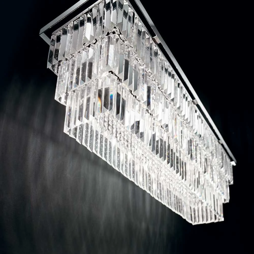 Pakabinamas šviestuvas Ideal Lux Suspended lamp with 8 lights MARTINEZ, E14, auksinis color