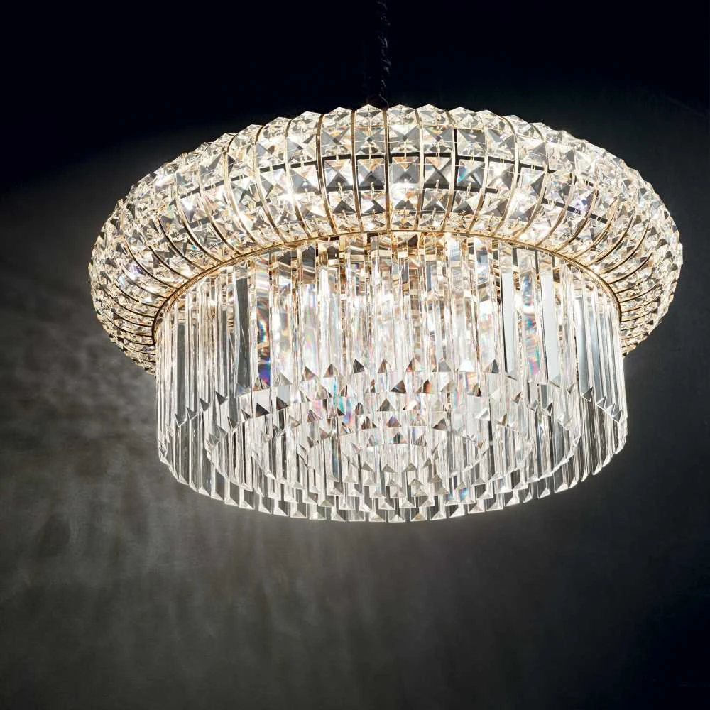 Pakabinamas šviestuvas Ideal Lux Suspended lamp with 12 lights NABUCCO, E14, baltas