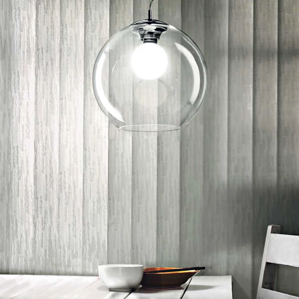Pakabinamas šviestuvas Ideal Lux Suspended lamp with 1 light NEMO, E27, baltas