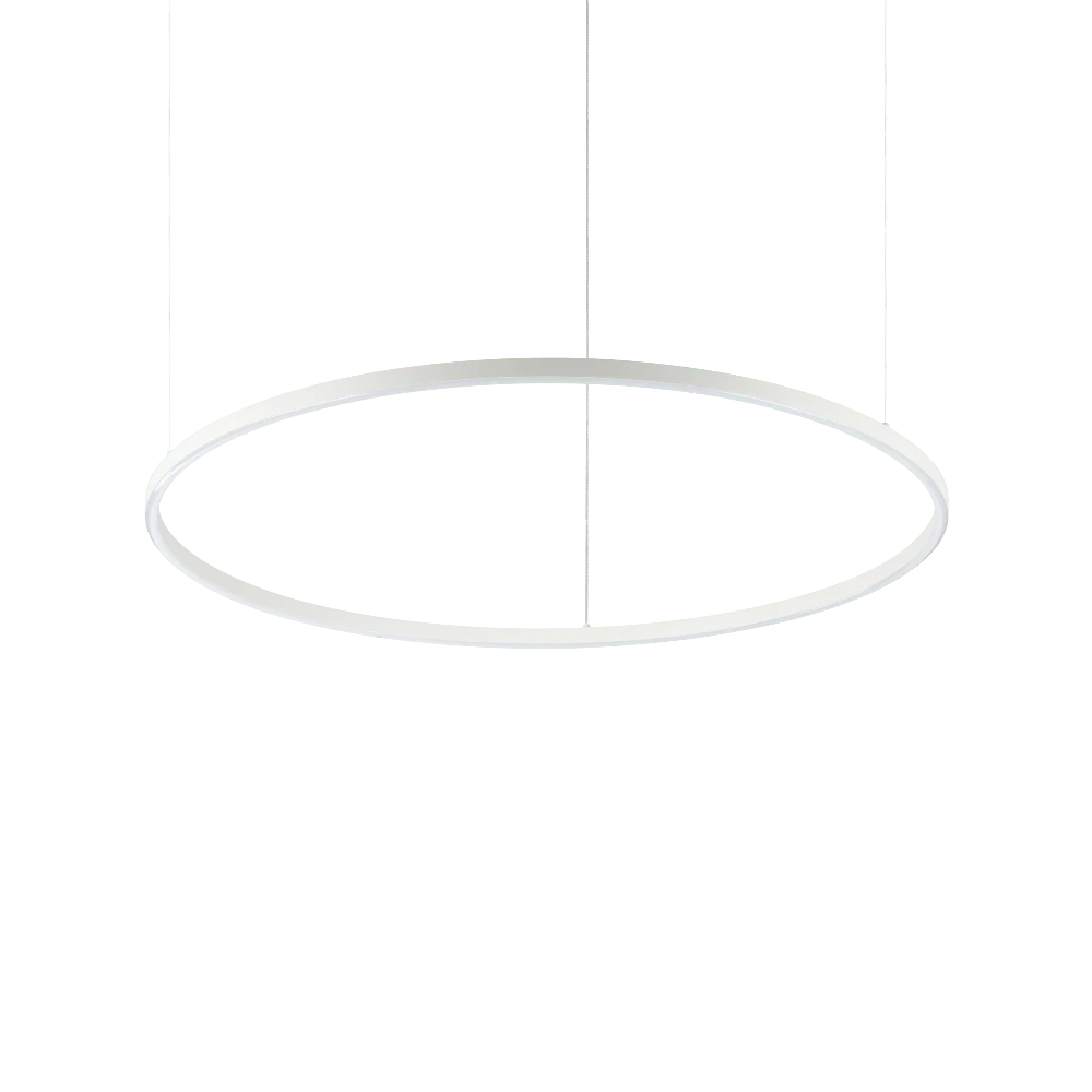 Pakabinamas šviestuvas Ideal Lux 44W suspended lamp with 1 light HALO, 3000K, baltas