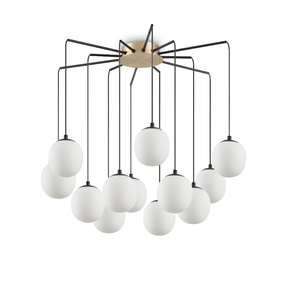 Pakabinamas šviestuvas Ideal Lux Recessed lamp 1 light SWING, GU10, juodas