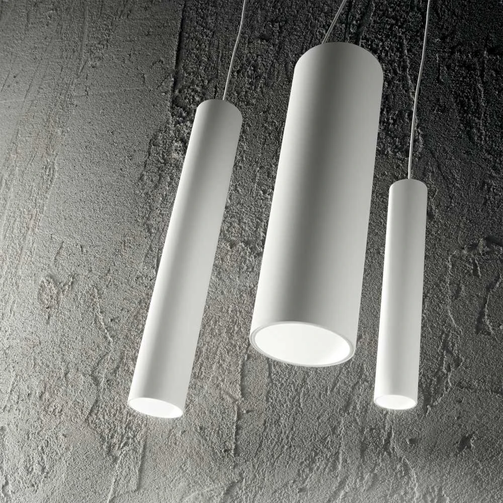 Pakabinamas šviestuvas Ideal Lux 9,5W suspended lamp with 1 light TUBE, 3000K, amber color