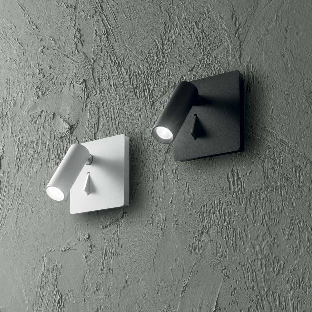 Sieninis šviestuvas Ideal Lux 3W wall lamp with 1 light LITE, 3000K, sand color