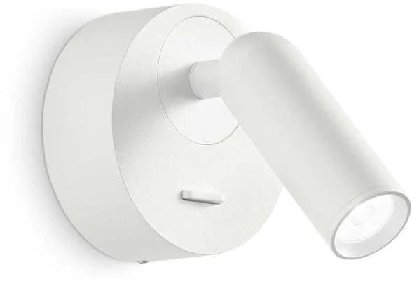 Ideal Lux Sieninis šviestuvas Bean Round Ap Bianco
