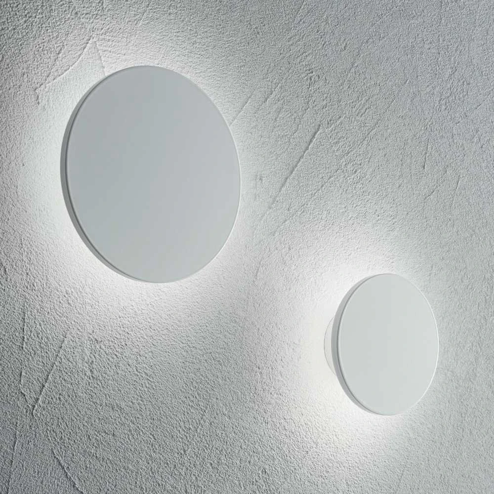 Sieninis šviestuvas Ideal Lux 9W wall lamp with 1 light COVER, 3000K, chrome