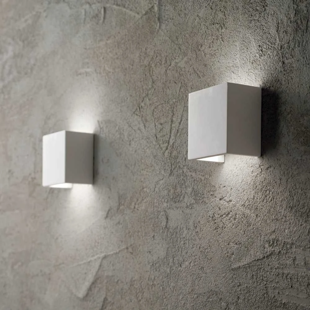Sieninis šviestuvas Ideal Lux Wall lamp with 1 light FLASH GESSO, G9, ruda