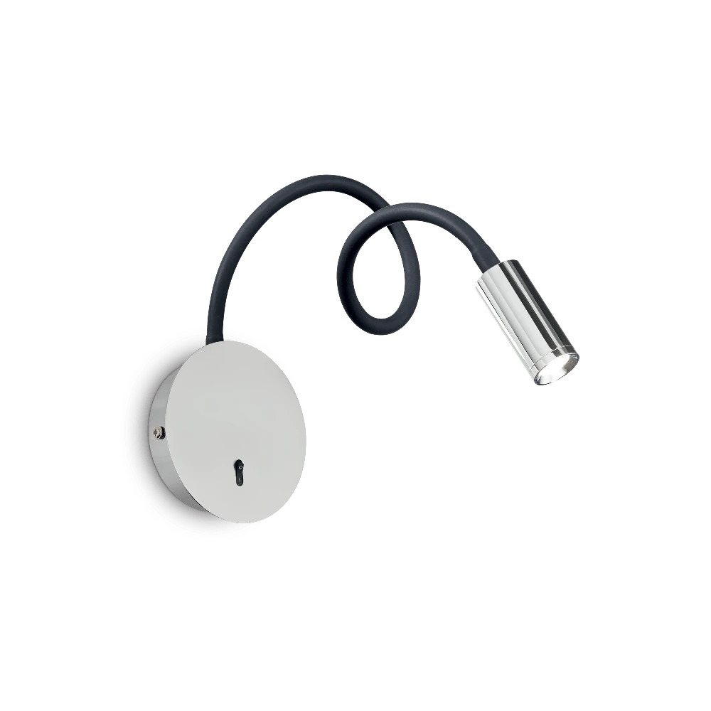 Sieninis šviestuvas Ideal Lux 3W wall lamp with 1 light FOCUS-1, 3000K, baltas