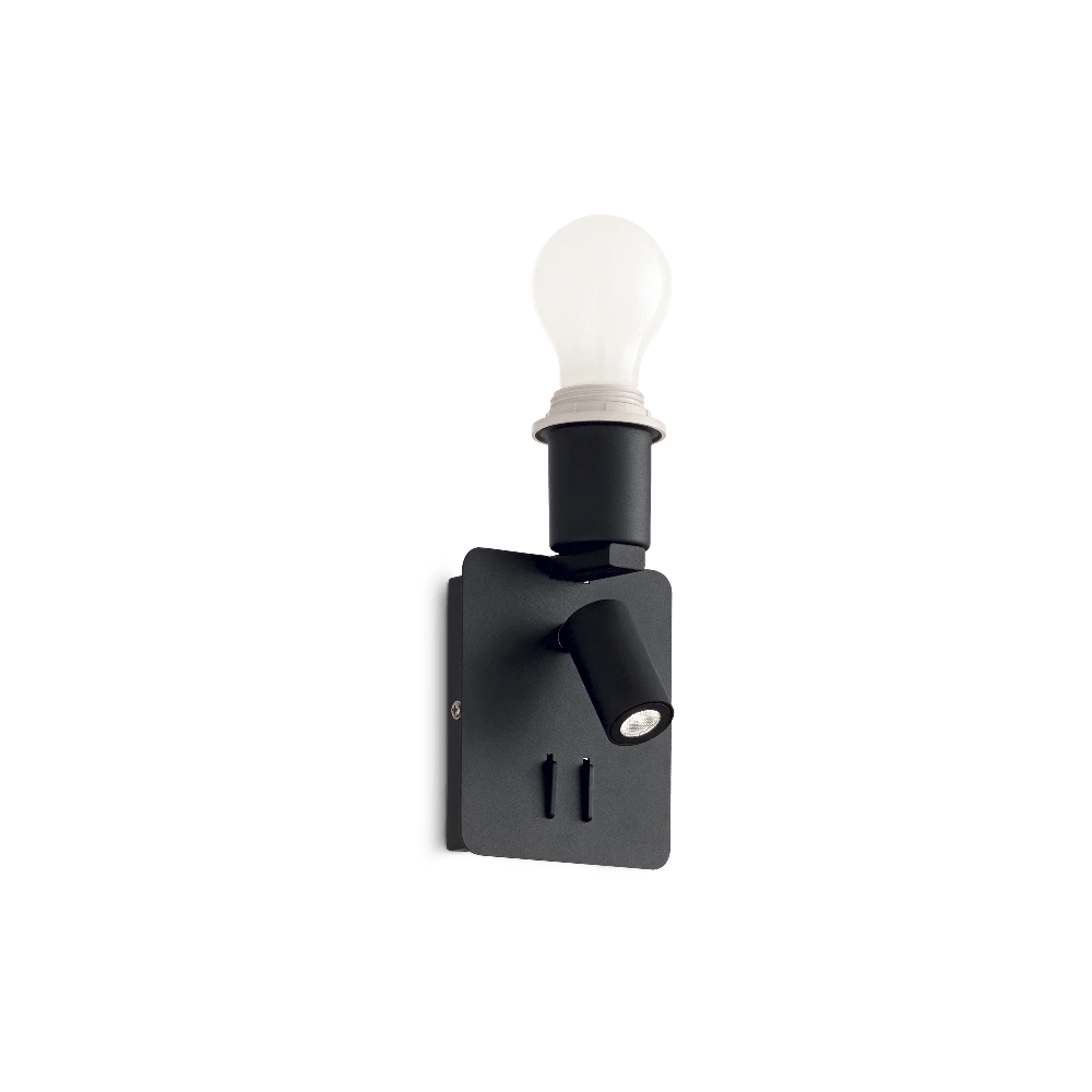 Sieninis šviestuvas Ideal Lux 1W wall lamp with 2 lights EFFETTI, 3000K, baltas