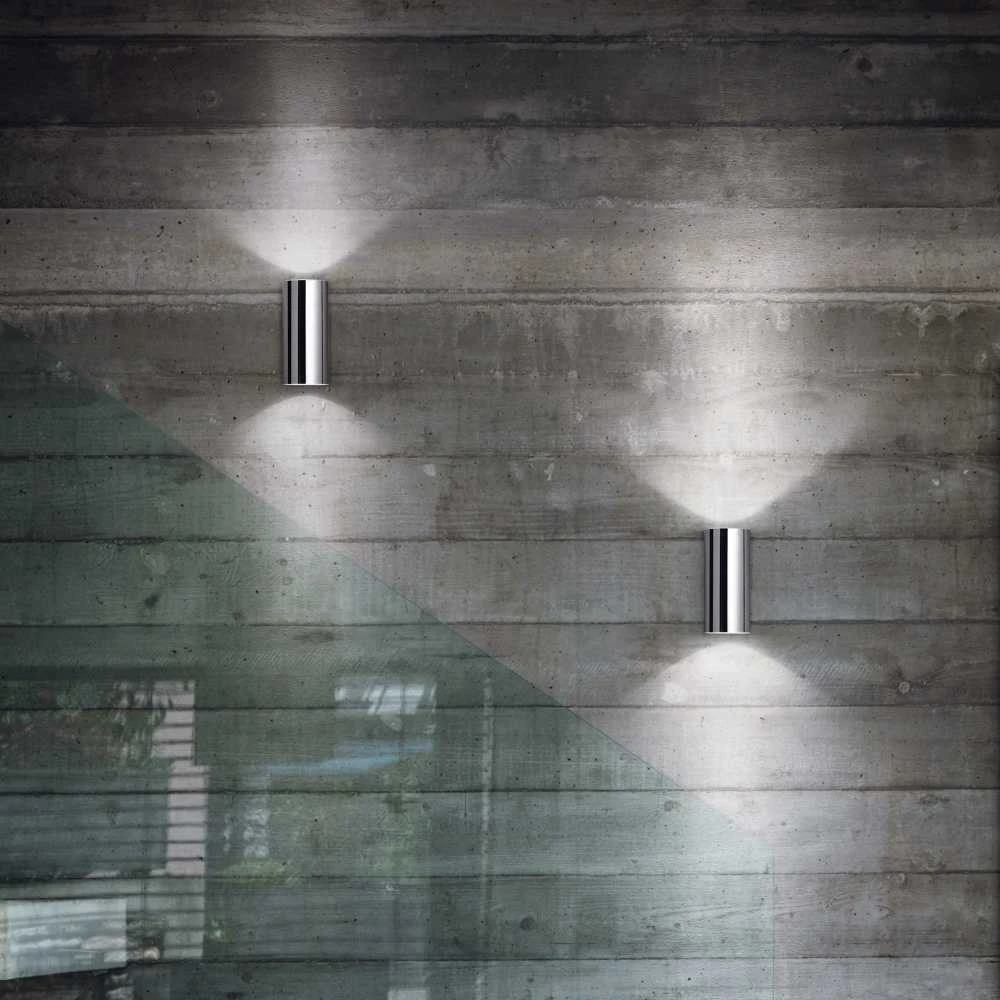 Sieninis šviestuvas Ideal Lux Wall lamp with 2 lights LOOK, GU10, nickel