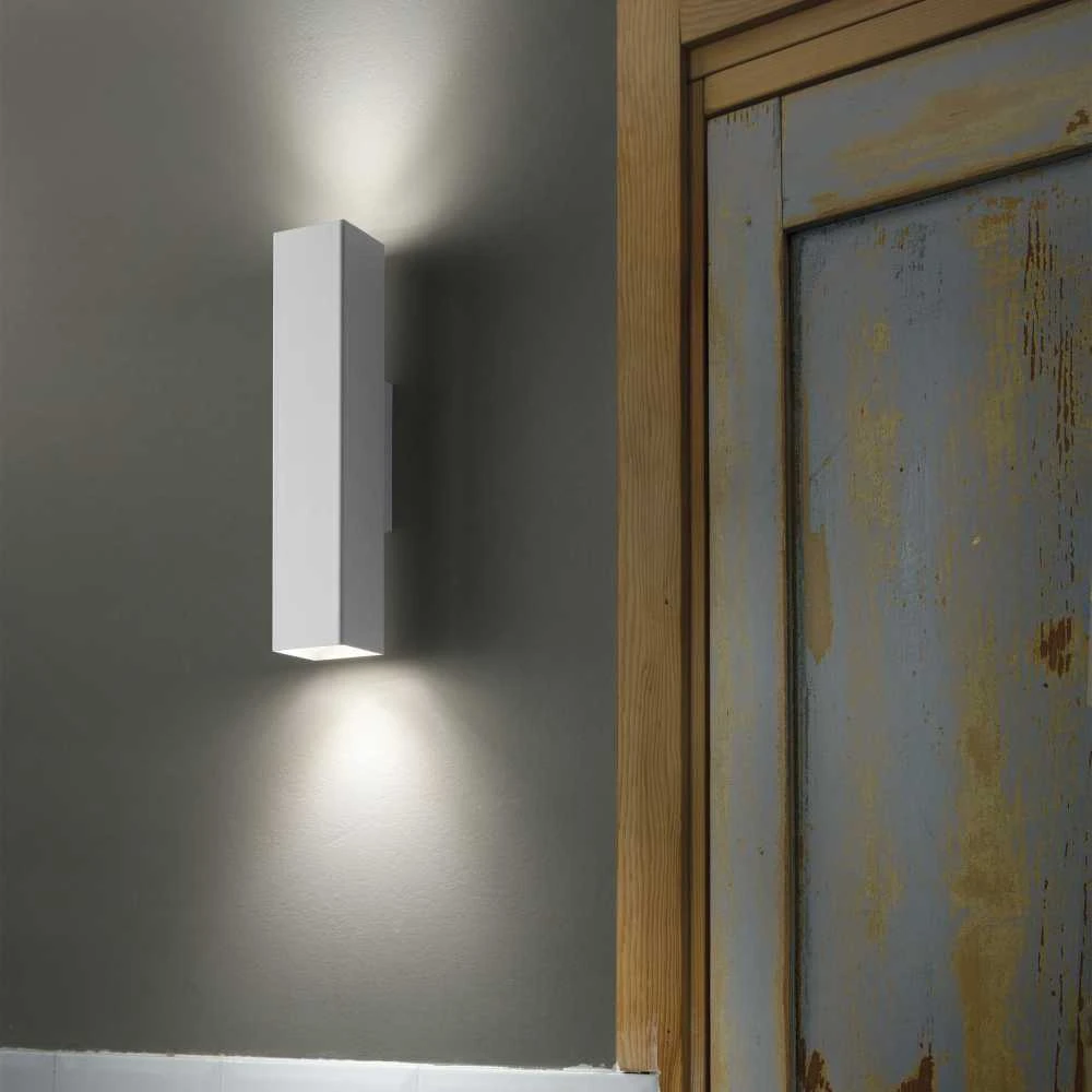 Sieninis šviestuvas Ideal Lux Wall lamp with 2 lights SKY, GU10, baltas