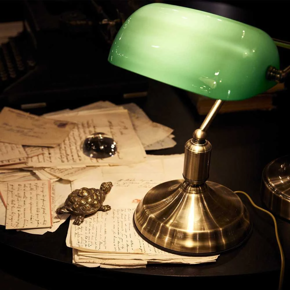 Ideal Lux Table lamp with 1 light LAWYER, E27, copper
