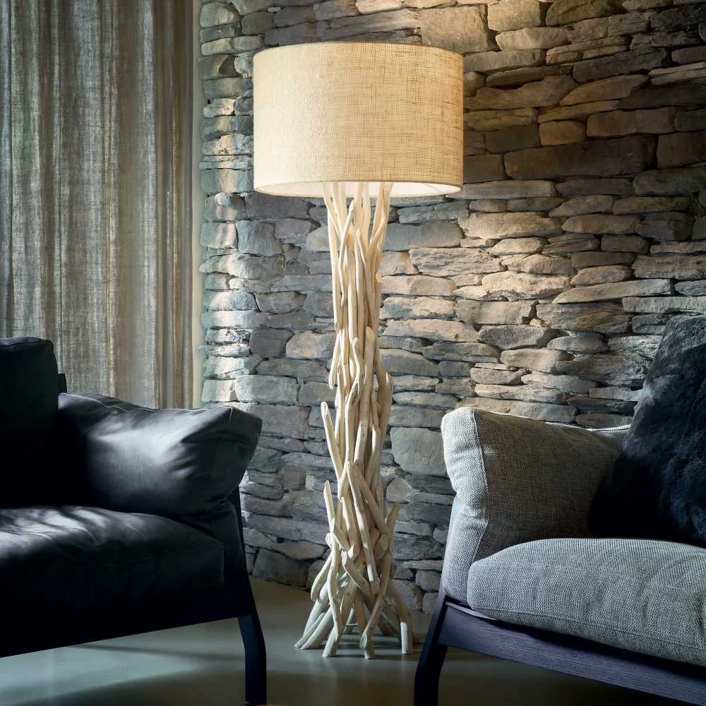 Ideal Lux Floor lamp with 1 light DRIFTWOOD, E27, copper
