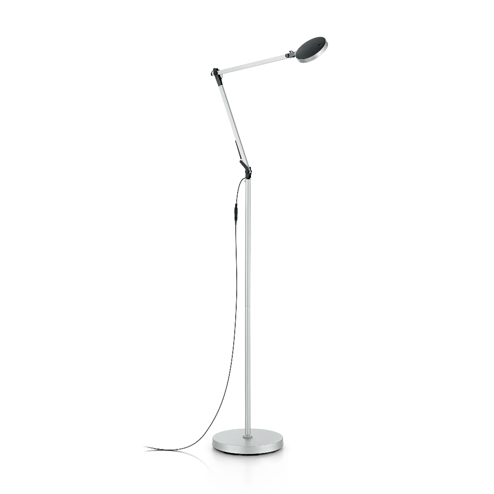 Ideal Lux 10W floor lamp with 1 light FUTURA, 4000K, juodas