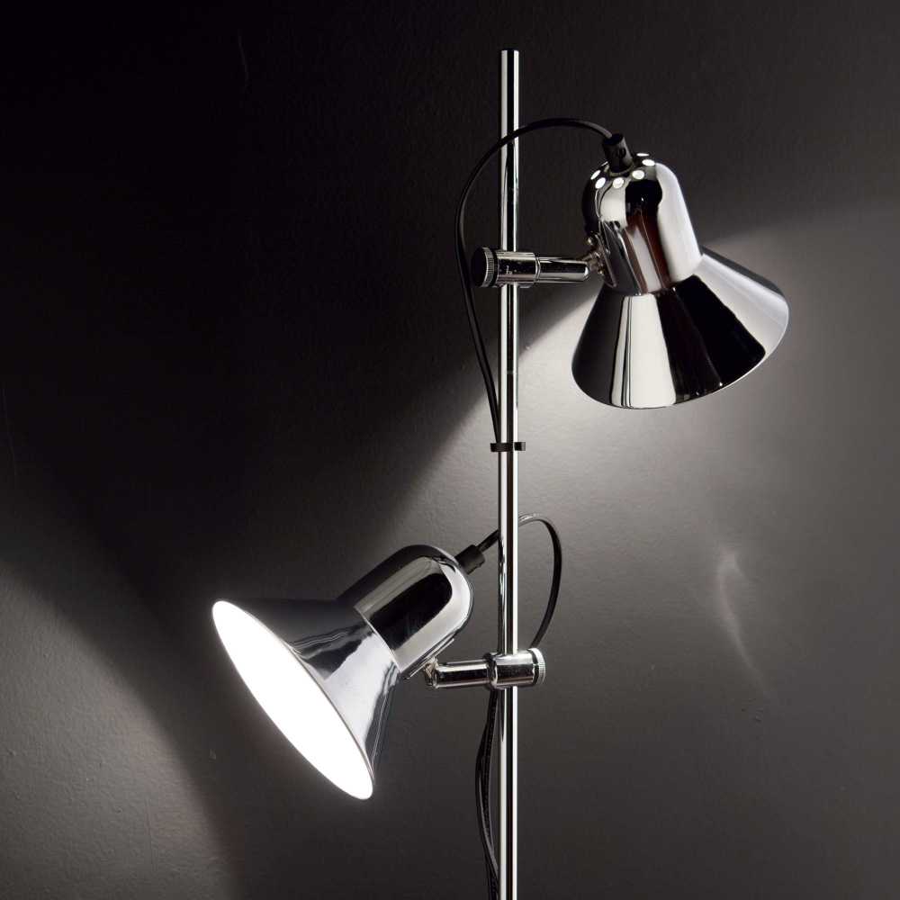 Ideal Lux Floor lamp with 2 lights POLLY, E27, chrome
