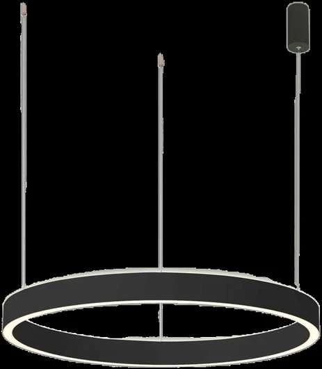 Italux 60W LED pakabinamas šviestuvas BRASCO UP DOWN, juodas, 3000/4000K, dimeriuojamas