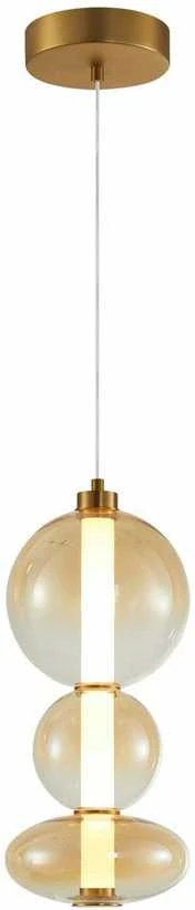 Italux 24W LED pakabinamas šviestuvas SONTE, gintaro sp., 3000K